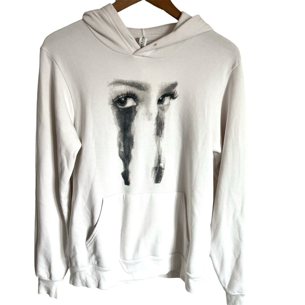 Halsey Graphic Hoodie Sweatshirt Cream Women's Medium SiriusXM Union Transfer PA